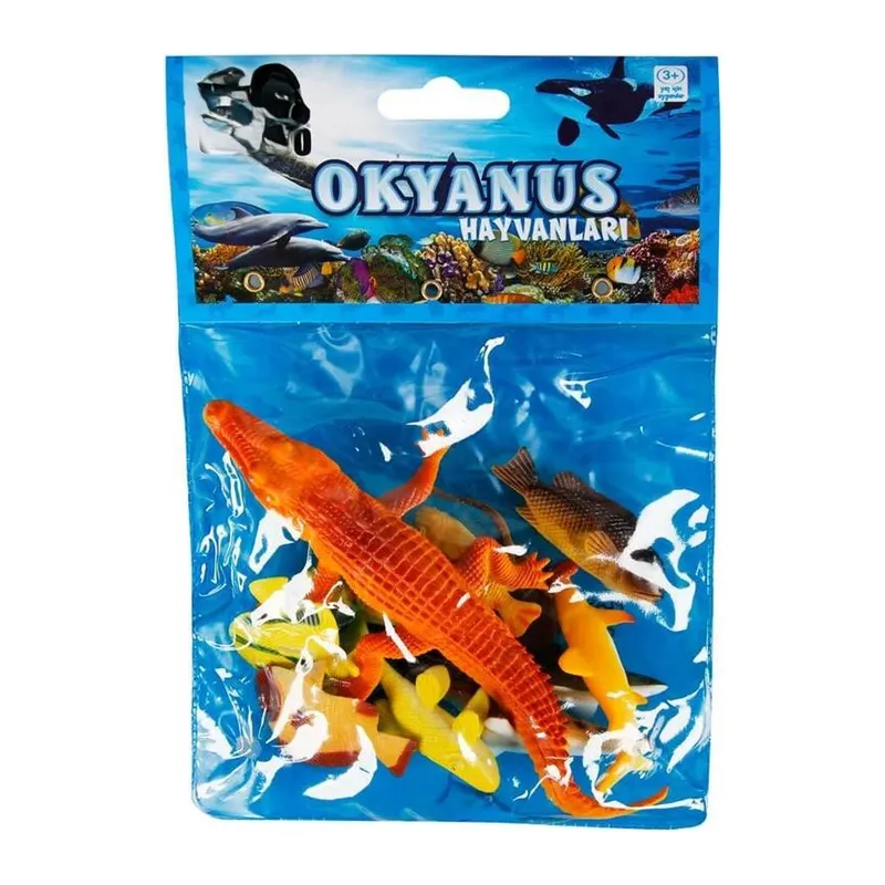 Okyanus Hayvanları Poşetli Hayvan Oyun Seti
