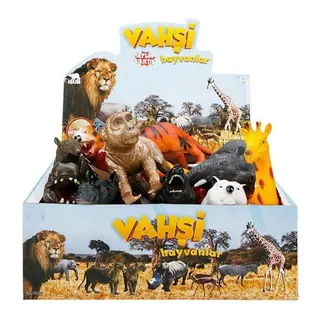 S00000725 Vahşi Hayvanlar Foam Sesli 27CM