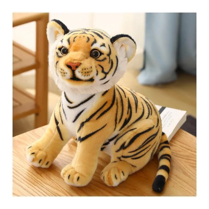 PL50132 25 Cm Oturan Küçük Kahverengi Kaplan