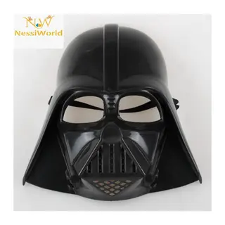 Çocuk Boy Yıldız Savaşları Darth Vader Maskesi ve 90 cm Pelerin Seti Siyah