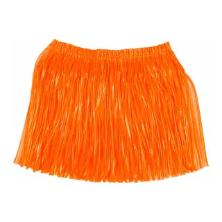 Neon Turuncu Hawaii Parti Eteği 40 cm
