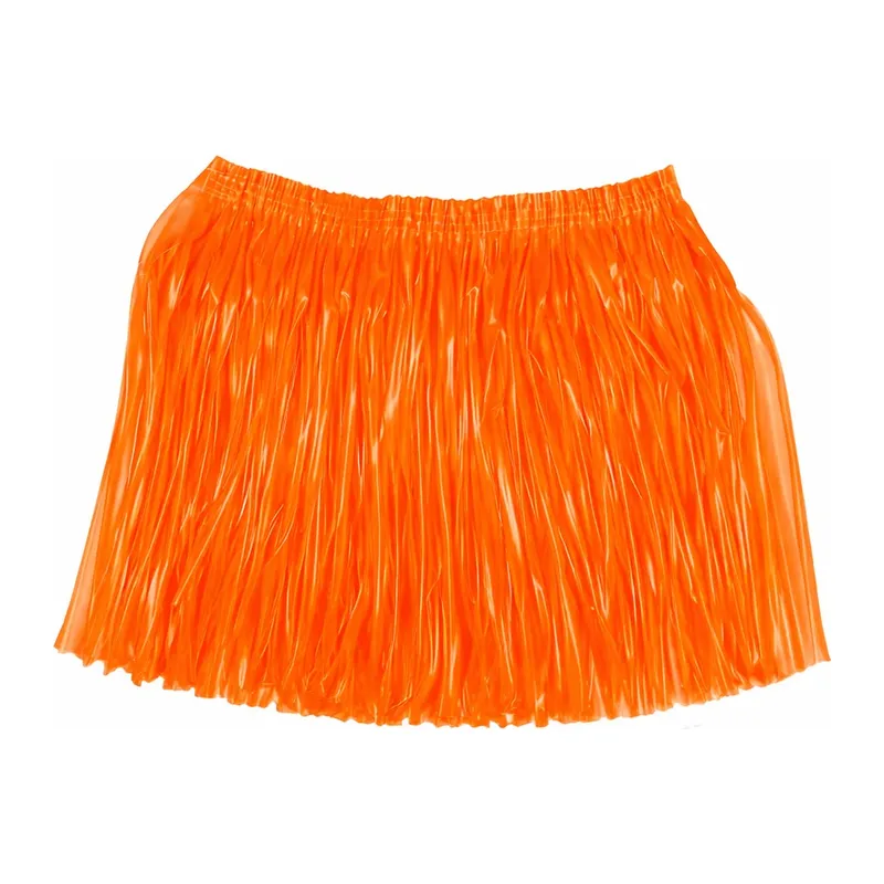 Neon Turuncu Hawaii Parti Eteği 40 cm