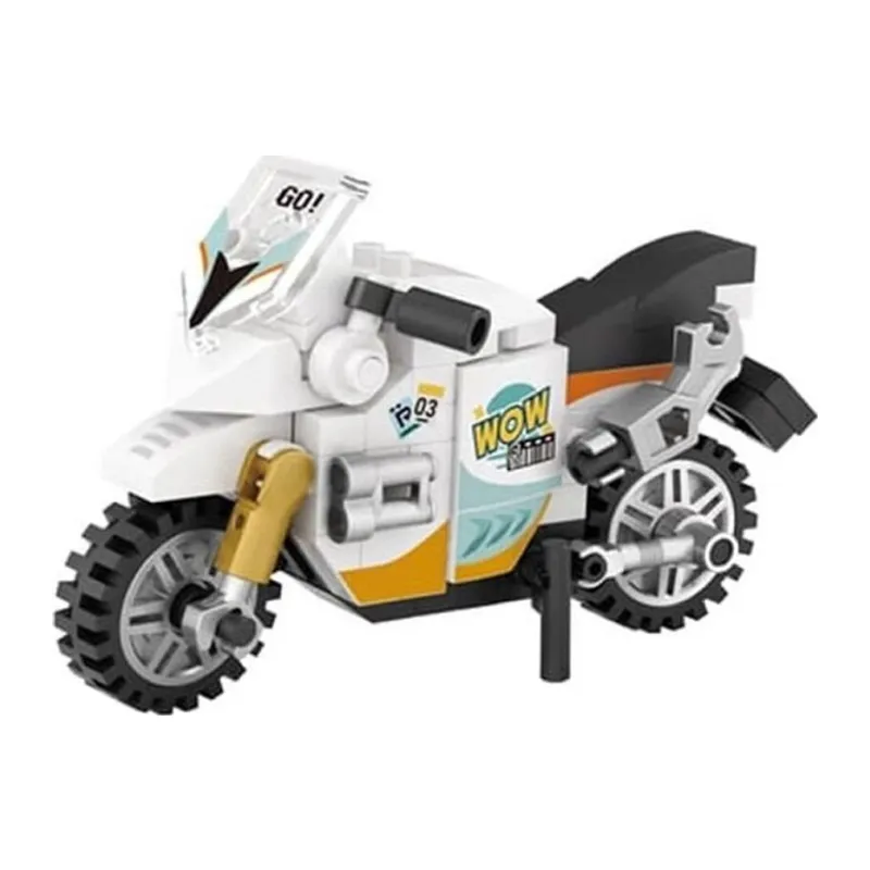 LZ-8624 Motorsiklet 120 Parça Block Oyuncak Mini Poşet
