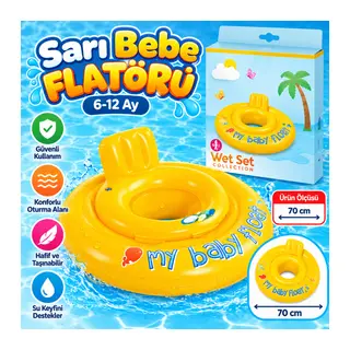 Sarı Bebe Flatörü 70 cm. (6-12Ay)