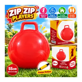 7080 Sarı Kırmızı Zıp Zıp Top
