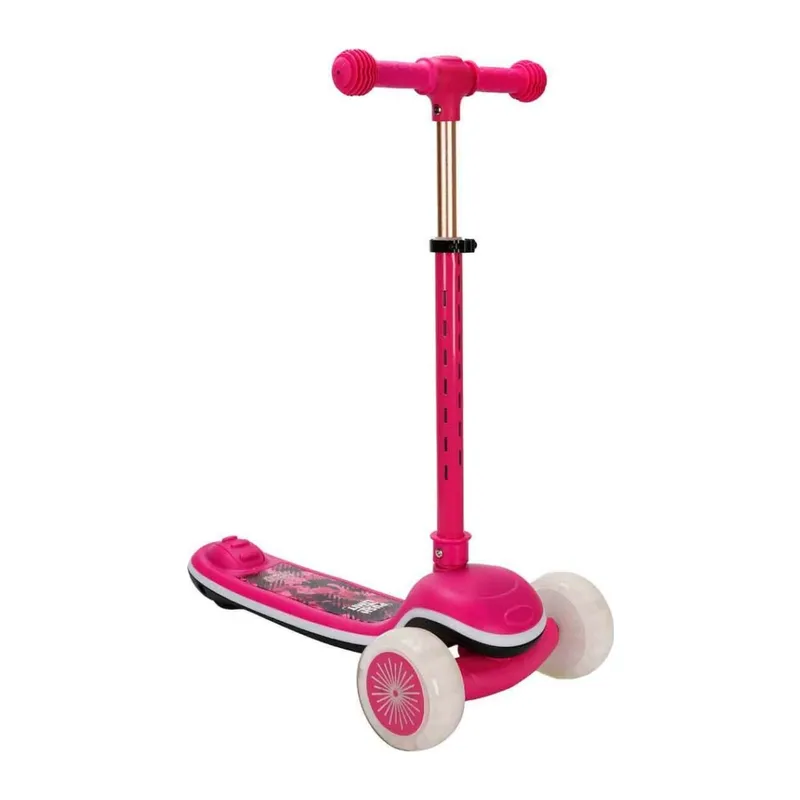 Sesli ve Işıklı 3 Tekerlekli Katlanabilir Scooter