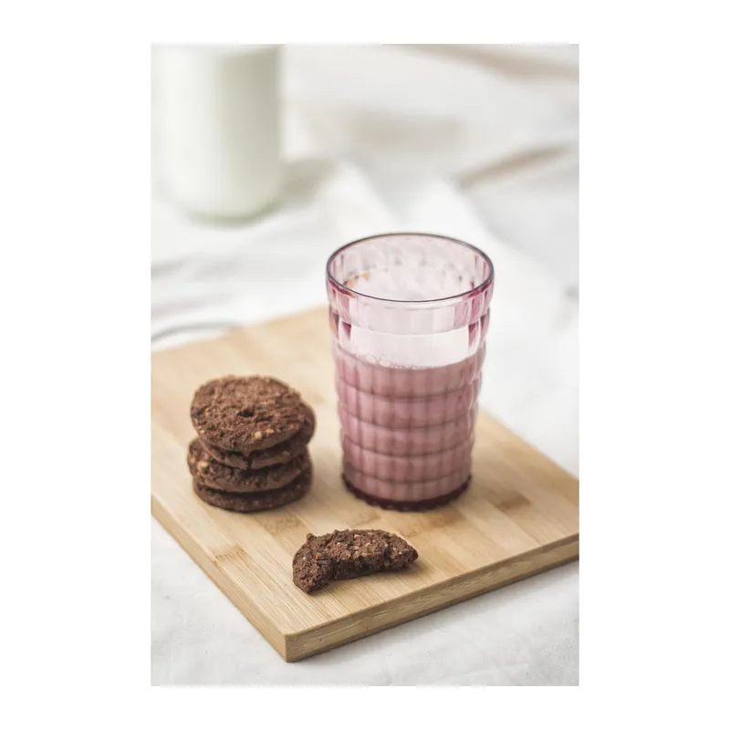 Allegra Mürdüm Akrilik Bardak | 400 ml Şık Su ve Meşrubat Bardağı | Cam Değildir | Kırılmaya Dayanıklı Tekli