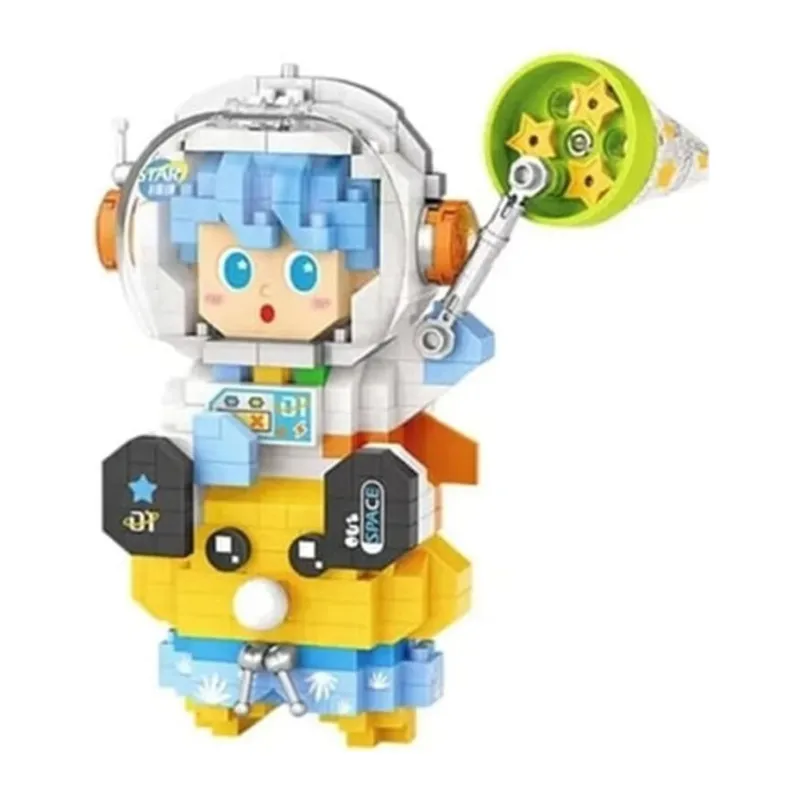 LZ-8827 Astronot Mavi 390 Parça Block Oyuncak