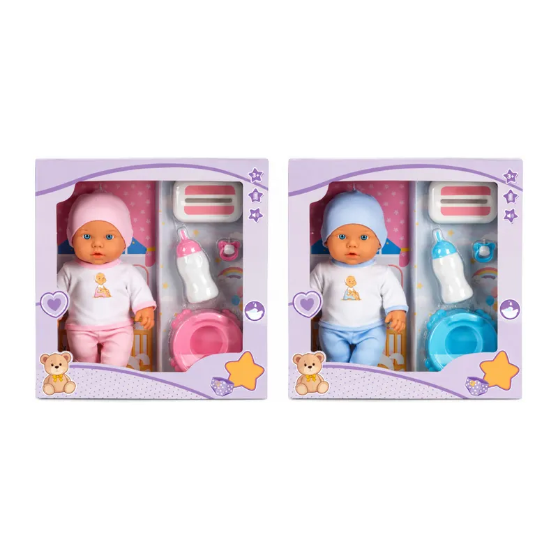1030141 Sesli Tuvalet Zamanı Bebek Seti 32 cm