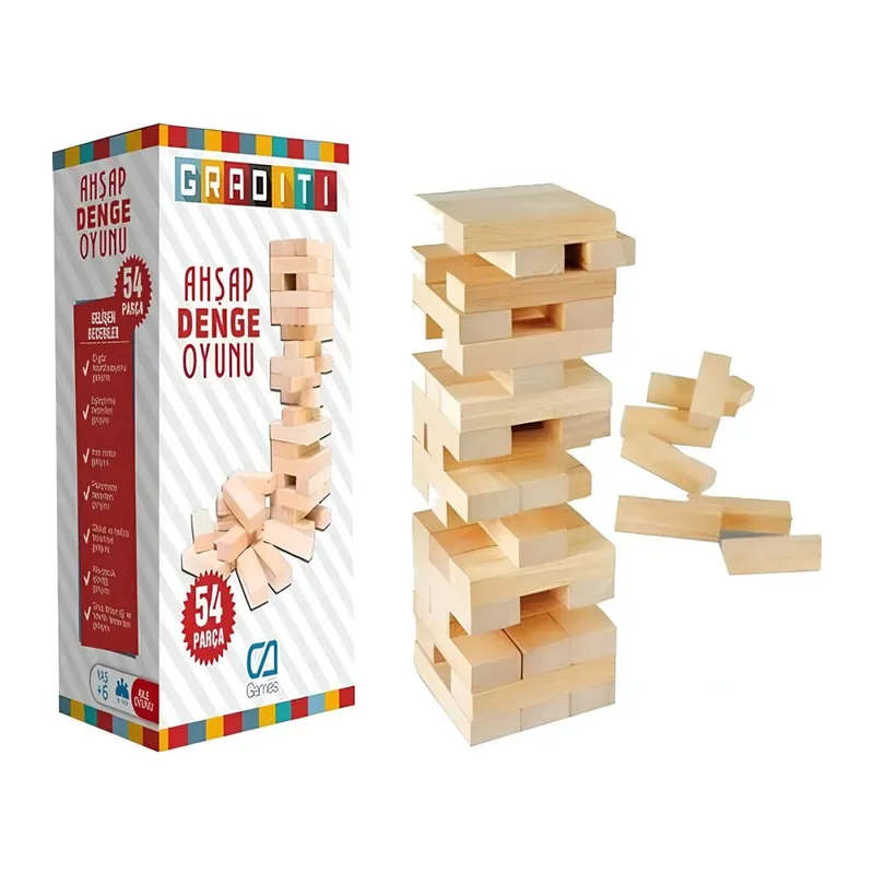 Ahşap Denge Oyunu Küçük Boy