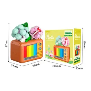 JK2716 Televizyon Model 207 Parça Block Oyuncak