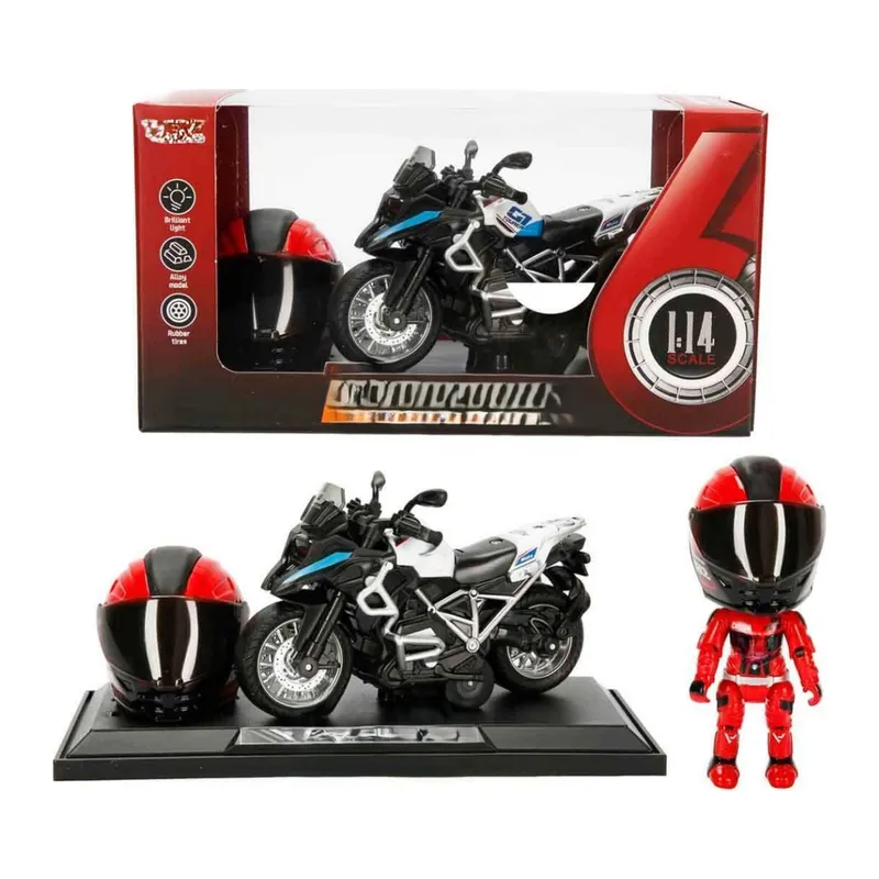 1:14 Sesli ve Işıklı Çek Bırak Motosiklet