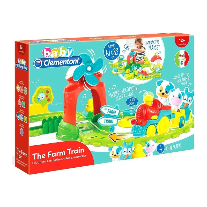 17385 Baby Clementoni Çiftlik Treni / +12 ay