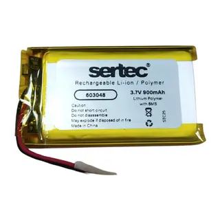 603048 3.7V 900 MAh Li-Polymer Pil (Devreli/1.5A)