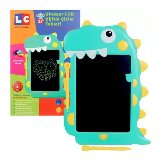 LCD Dijital Renkli Dinozor Çizim Tableti 8,5 İnç