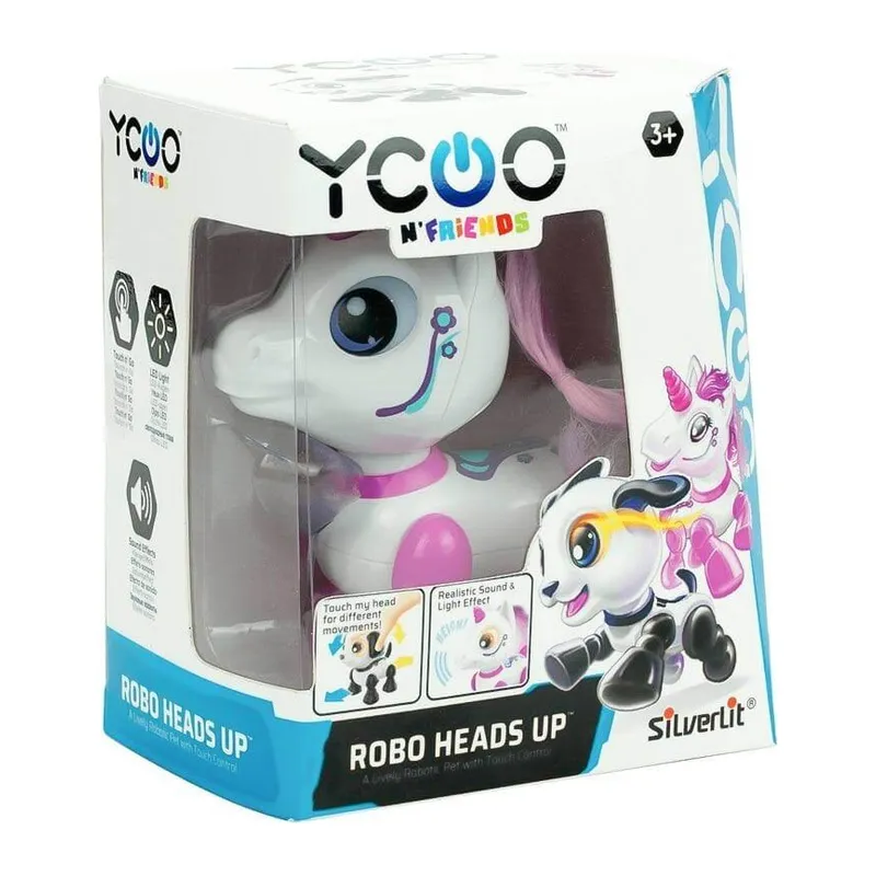 SIL 88523 Silverlit Robo Heads Up Robot Evcil Hayvanlar -Necotoys