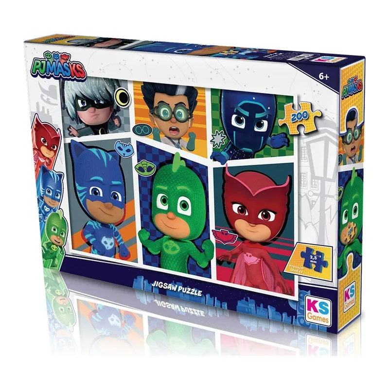 PJM113 KS PJ Masks / 200 Parça Puzzle