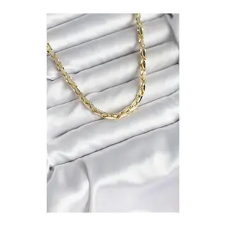 Pirinç Gold Renk 60 cm Zincir Kadın Kolye