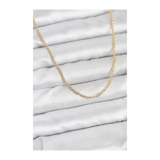 CM 14K Gold Renk Halka Model 60 cm Kadın Kolye