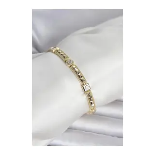 Xuping Punta Model Gold Renk Kadın Bileklik