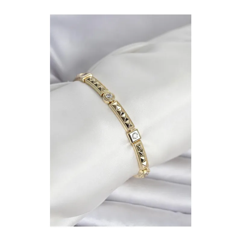 Xuping Punta Model Gold Renk Kadın Bileklik