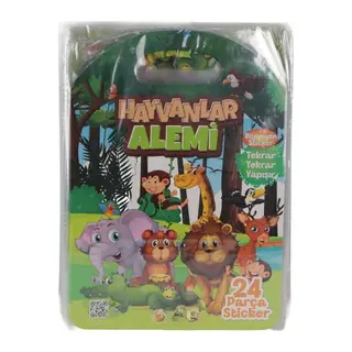3028 Bitmeyen Sticker Hayvanlar Alemi