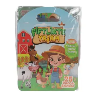 3011 Bitmeyen Sticker Çiftlikte Yaşam