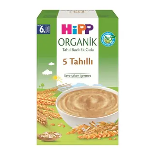 Organik 5 Tahıllı Tahıl Bazlı Kaşık Maması 200 Gr