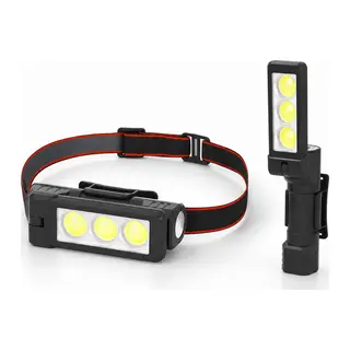 GS-225 3 LED USB Şarjlı Çok Fonksiyonlu Kafa Feneri