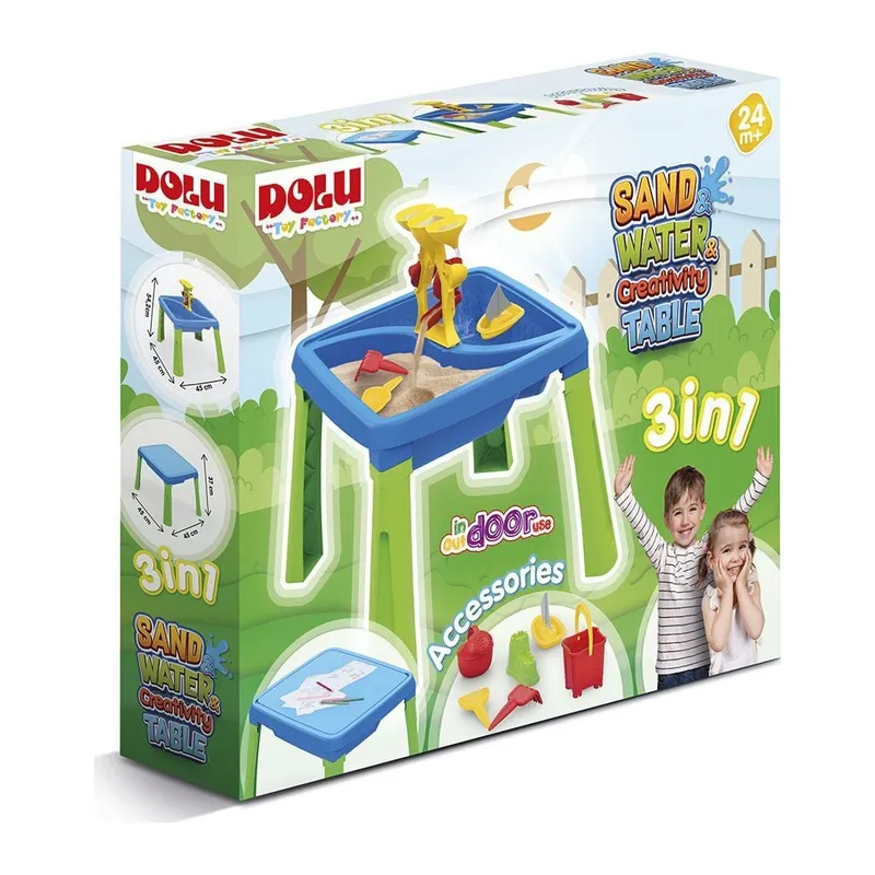 3077 Oyuncak Su Kum Yaratıcılık Masası