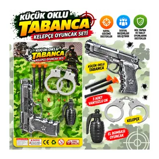 Küçük oklu Tabanca Kelepçe Oyuncak Seti