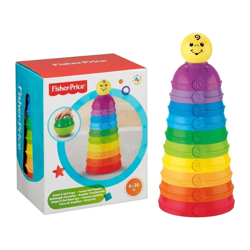 W4472 Fisher-Price® Numaralı Kaplar / Sıralama ve Şekil Ayırma Oyuncakları