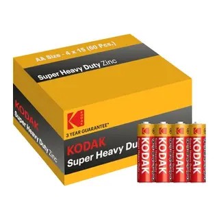 Kodak AA Pil Super Heavy Duty Çinko Karbon Kalem Pil 60 adet