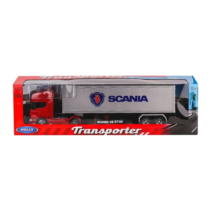 32671S-W Welly Scania Transporter V8 R730 1:24 -Karsan Oyuncak