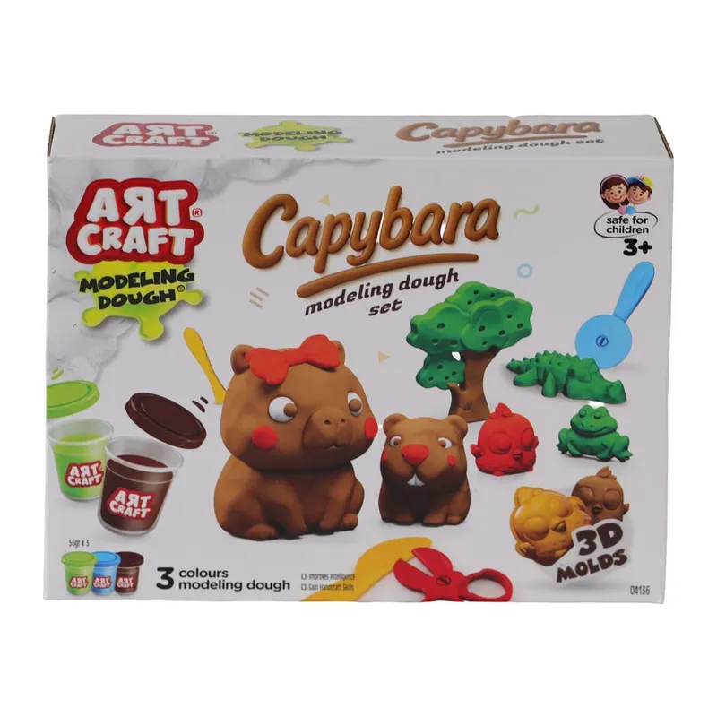 04136 Art Craft Capy Bara Hamur Set 168 Gr