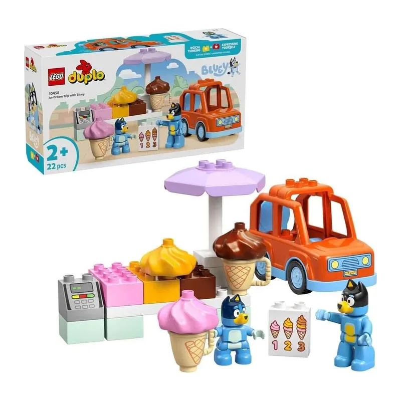 10458 Lego Duplo Bluey ile Dondurma Gezisi 22 parça +2 yaş