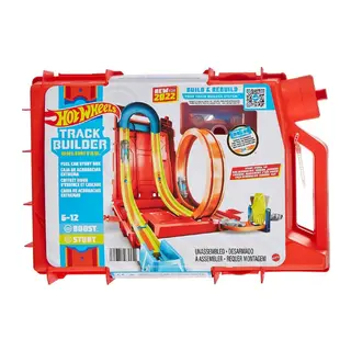 HDX78 HW Track Builder Benzin Bidonu Akrobasi Seti, Hot Wheels Track Builder