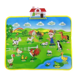 Oyuncak Eğitici Çiftlik Halısı