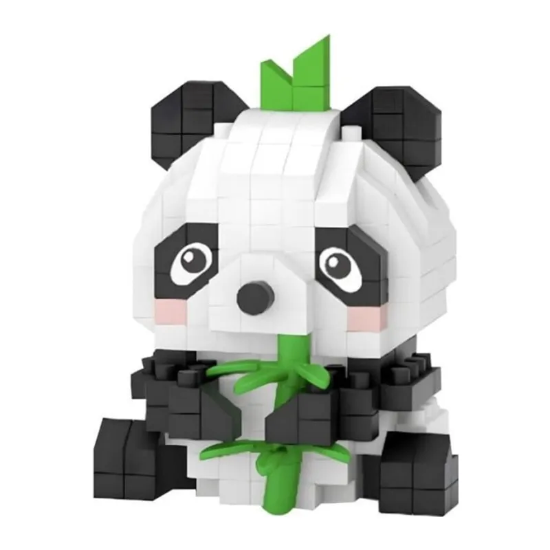 LZ-8633 Panda 170 Parça Block Oyuncak-mini Poşet