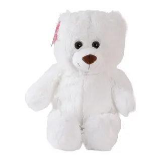 1216B Puffy Salaş Ayı 45 Cm Beyaz