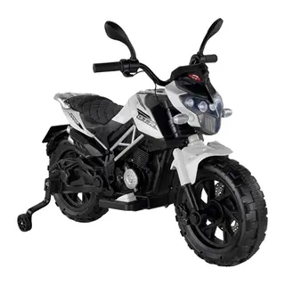 447 Motocross Akülü Motosiklet Beyaz