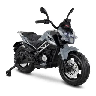 447 Motocross Akülü Motorsiklet 12V Gri