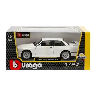 21100 Burago 1:24 BMW M3 1988 Model Araba