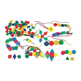İpli Geometrik Düğmeler 96 Parça