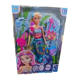 SH40687 Kut.mermaid Deniz Kızı Bebek 29CM
