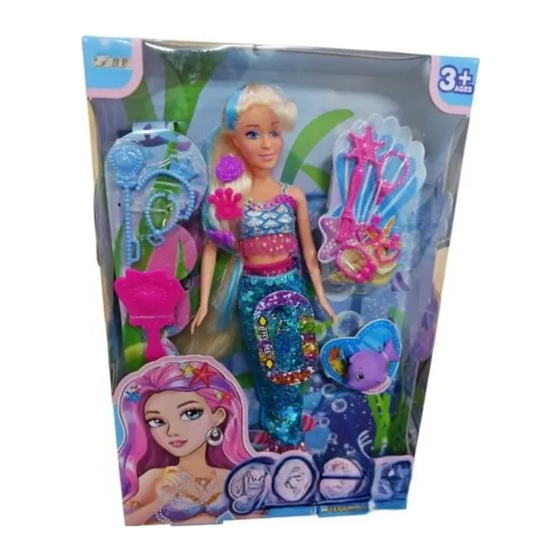 SH40687 Kut.mermaid Deniz Kızı Bebek 29CM