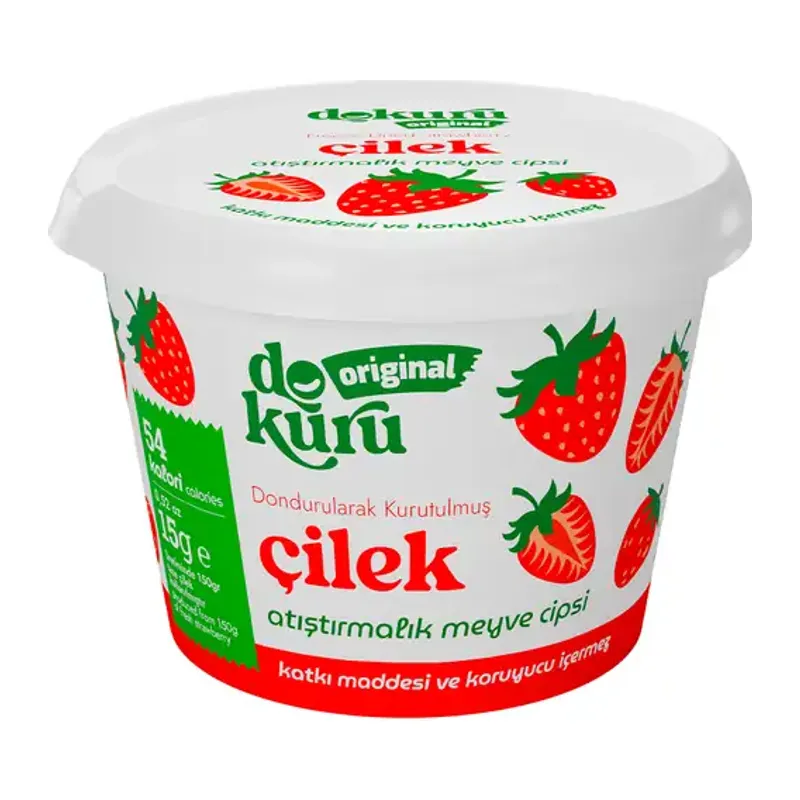 Original Çilek Atıştırmalık Meyve Cipsi 15gr