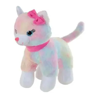 62555 30 cm Pembe Tokalı Kedi