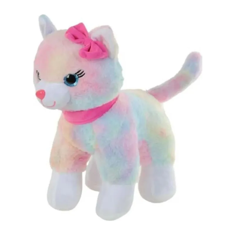 62555 30 cm Pembe Tokalı Kedi