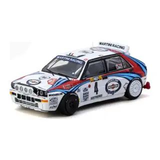 1/64 Model Araç HF Integrale Monte Carlo Rally 1992 #04 Winner Didier Auriol / Bernard Occelli